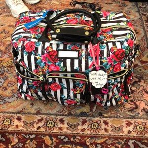 Betsey Johnson weekender bag
